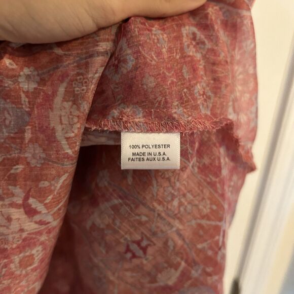 Misa Los Angeles Lilian Dress Washed Rose Pink Womens Size Large Ruffle Mini - Picture 8 of 12